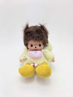 Sekiguchi Bebichhichi Monchhichi Yellow Spring Easter Chick/Duck Plush
